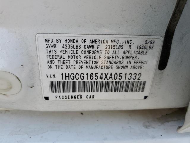 Photo 11 VIN: 1HGCG1654XA051332 - HONDA ACCORD EX 