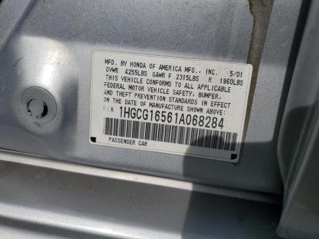 Photo 11 VIN: 1HGCG16561A068284 - HONDA ACCORD EX 