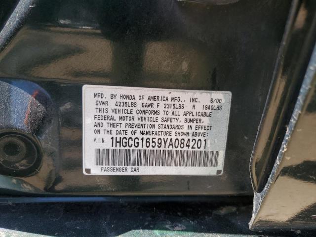 Photo 11 VIN: 1HGCG1659YA084201 - HONDA ACCORD 