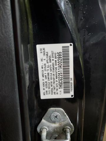 Photo 11 VIN: 1HGCG22511A002995 - HONDA ACCORD EX 