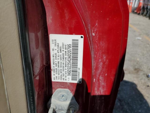 Photo 11 VIN: 1HGCG22542A020795 - HONDA ACCORD 