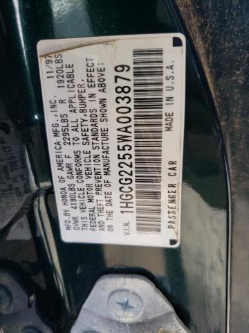 Photo 9 VIN: 1HGCG2255WA003879 - HONDA ACCORD 