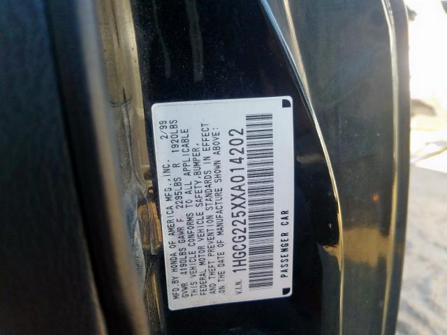 Photo 9 VIN: 1HGCG225XXA014202 - HONDA ACCORD 