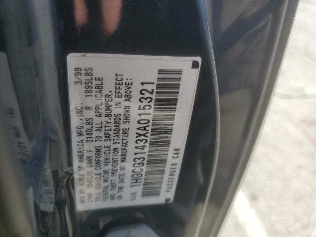 Photo 11 VIN: 1HGCG3143XA015321 - HONDA ACCORD 