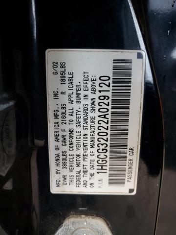 Photo 11 VIN: 1HGCG32022A029120 - HONDA ACCORD 