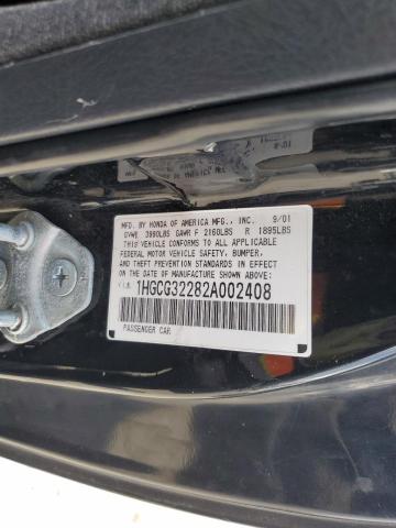 Photo 11 VIN: 1HGCG32282A002408 - HONDA ACCORD 