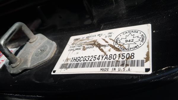 Photo 1 VIN: 1HGCG3254YA801508 - HONDA ACCORD 