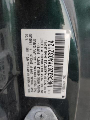 Photo 11 VIN: 1HGCG3267YA032124 - HONDA ACCORD LX 