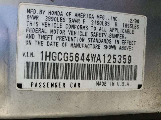 Photo 11 VIN: 1HGCG5644WA125359 - HONDA ACCORD 