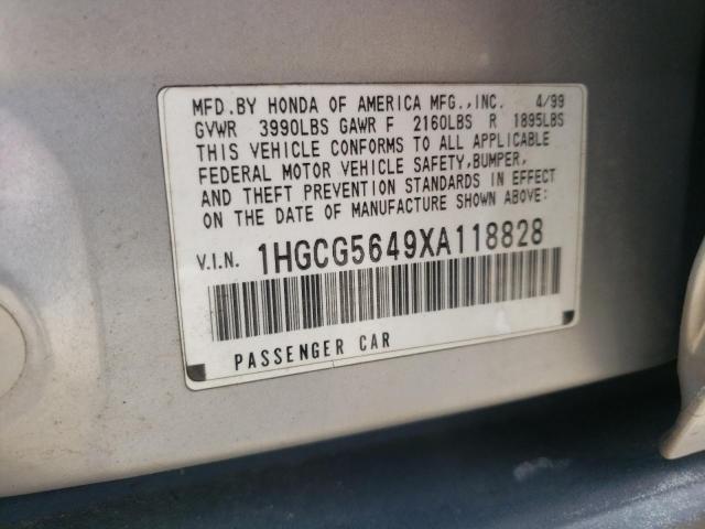 Photo 11 VIN: 1HGCG5649XA118828 - HONDA ACCORD 