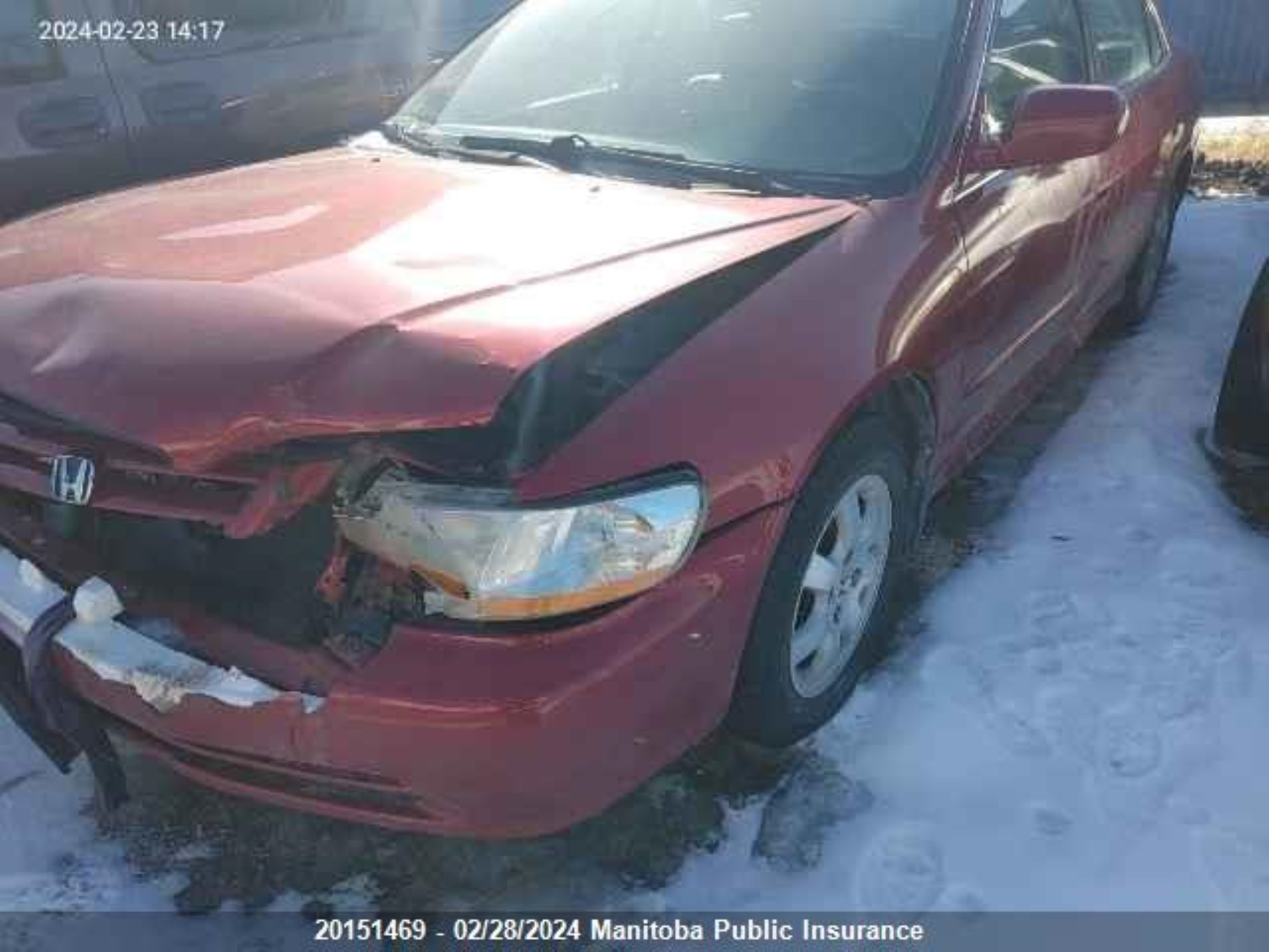 Photo 1 VIN: 1HGCG56611A810087 - HONDA ACCORD 