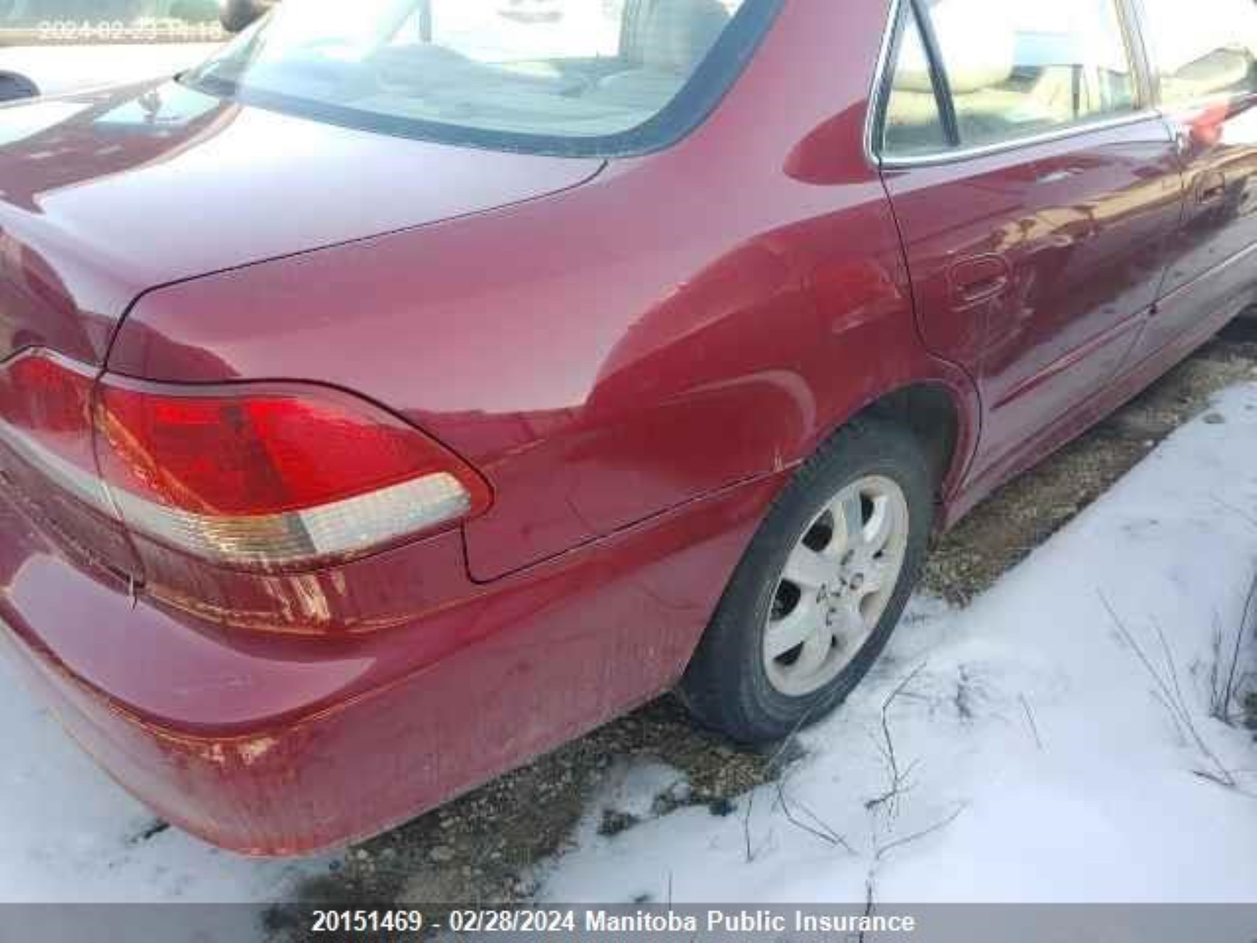 Photo 2 VIN: 1HGCG56611A810087 - HONDA ACCORD 