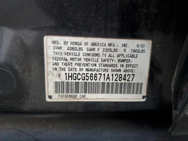 Photo 11 VIN: 1HGCG56671A128427 - HONDA ACCORD 