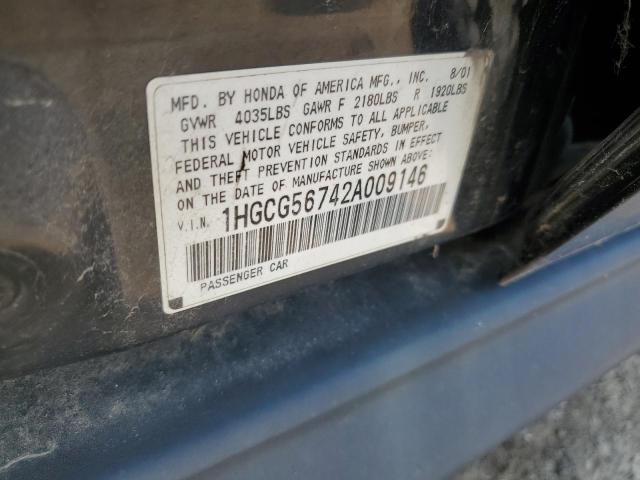 Photo 11 VIN: 1HGCG56742A009146 - HONDA ACCORD SE 