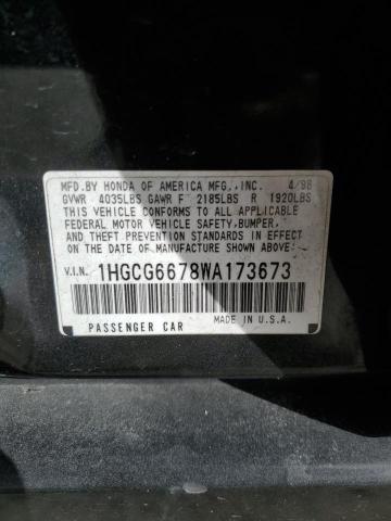 Photo 11 VIN: 1HGCG6678WA173673 - HONDA ACCORD 