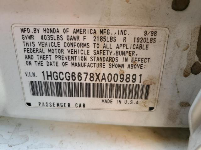 Photo 11 VIN: 1HGCG6678XA009891 - HONDA ACCORD 