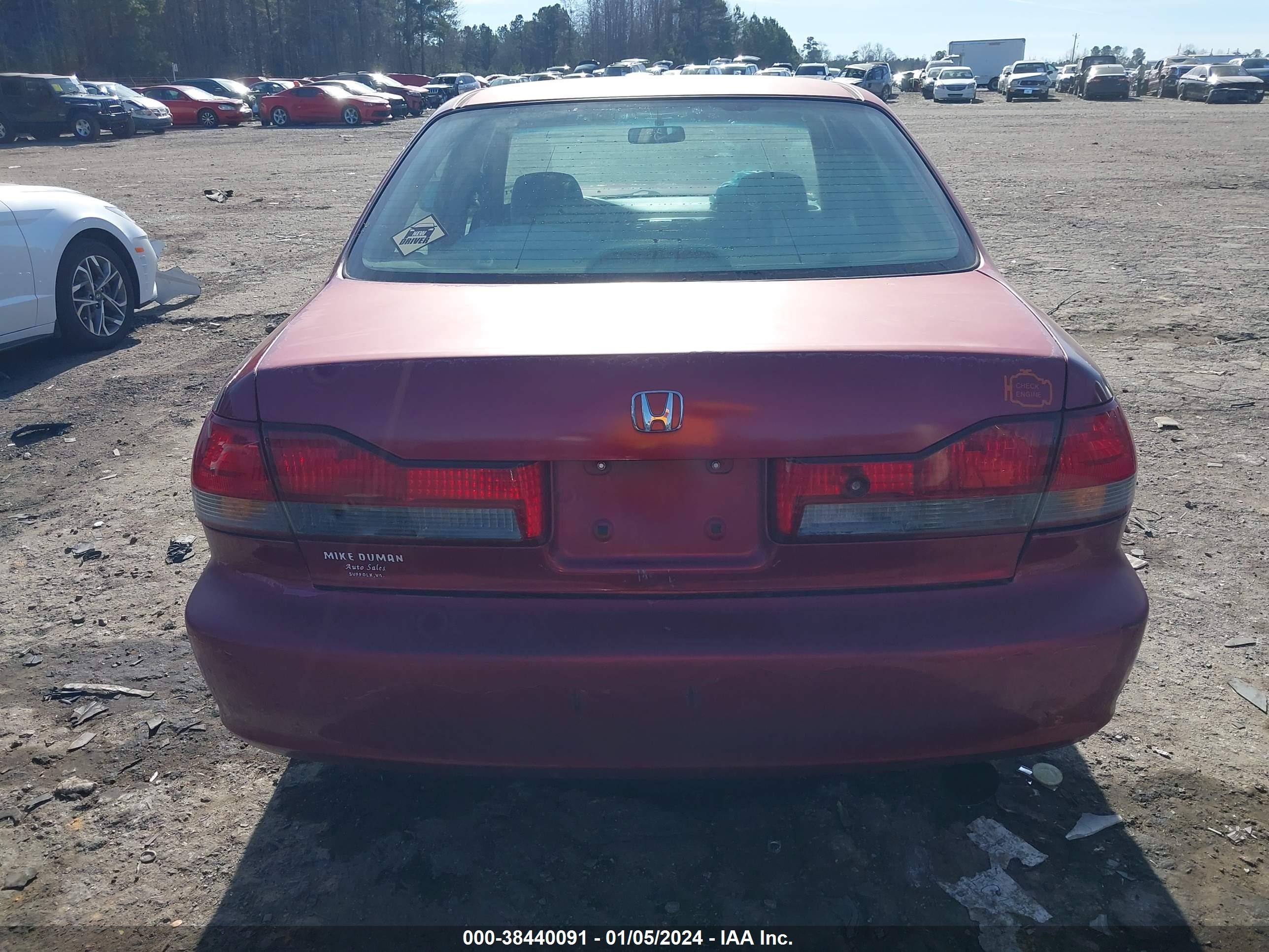 Photo 16 VIN: 1HGCG668X2A067230 - HONDA ACCORD 