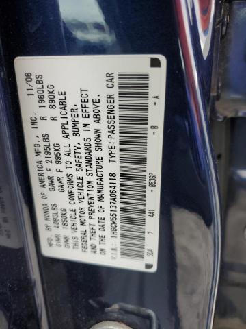 Photo 12 VIN: 1HGCM55137A064118 - HONDA ACCORD VAL 