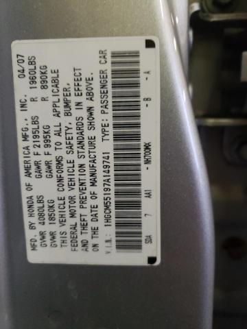 Photo 11 VIN: 1HGCM55197A149741 - HONDA ACCORD VAL 