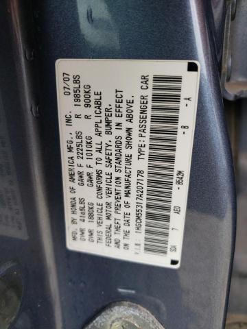 Photo 11 VIN: 1HGCM55317A207178 - HONDA ACCORD 