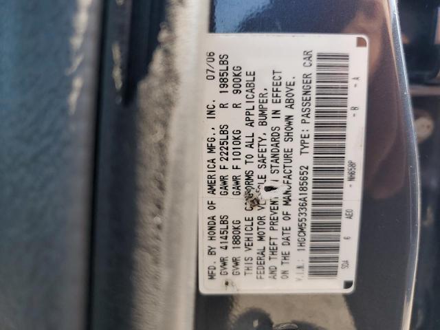 Photo 11 VIN: 1HGCM55336A185652 - HONDA ACCORD SE 