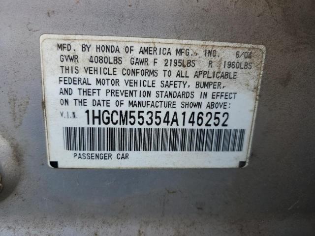 Photo 11 VIN: 1HGCM55354A146252 - HONDA ACCORD LX 