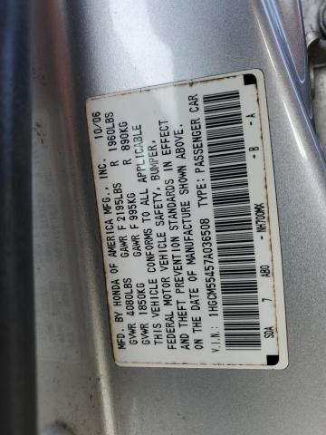 Photo 11 VIN: 1HGCM55457A036508 - HONDA ACCORD 