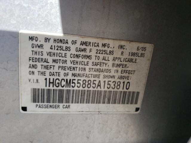 Photo 11 VIN: 1HGCM55885A153810 - HONDA ACCORD 