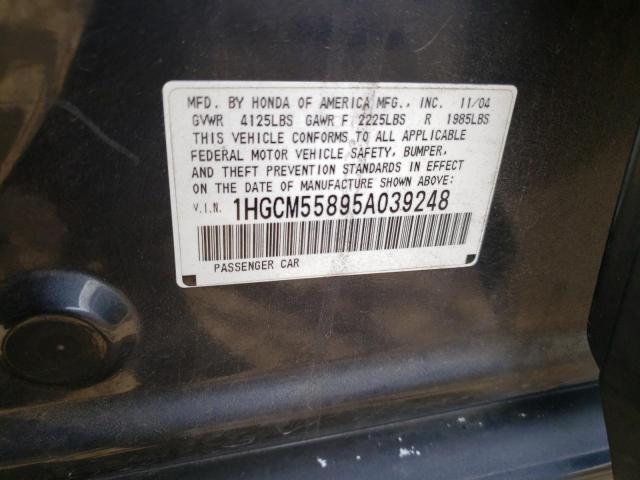 Photo 12 VIN: 1HGCM55895A039248 - HONDA ACCORD 