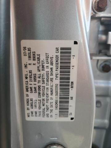 Photo 11 VIN: 1HGCM56117A003350 - HONDA ACCORD 