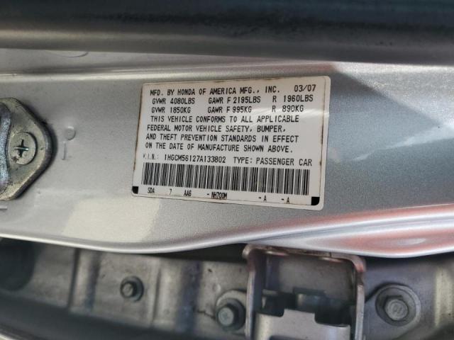 Photo 12 VIN: 1HGCM56127A133802 - HONDA ACCORD VAL 