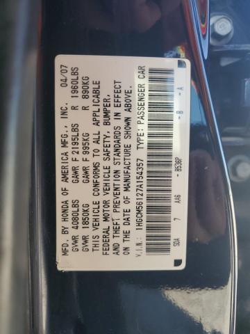 Photo 11 VIN: 1HGCM56127A154357 - HONDA ACCORD VAL 