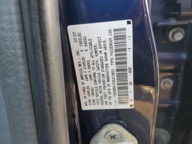 Photo 11 VIN: 1HGCM56137A213903 - HONDA ACCORD 