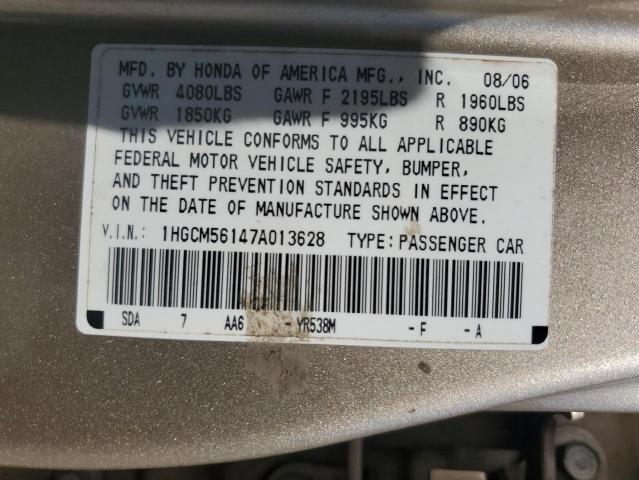 Photo 11 VIN: 1HGCM56147A013628 - HONDA ACCORD 