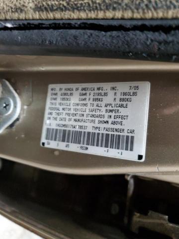 Photo 11 VIN: 1HGCM56175A178537 - HONDA ACCORD DX 