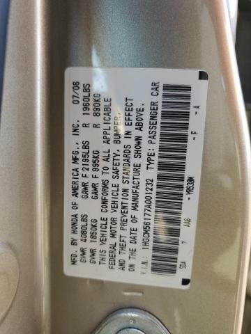 Photo 11 VIN: 1HGCM56177A001232 - HONDA ACCORD 