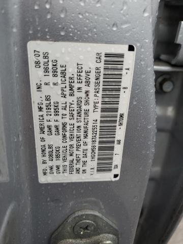 Photo 11 VIN: 1HGCM56187A225514 - HONDA ACCORD 