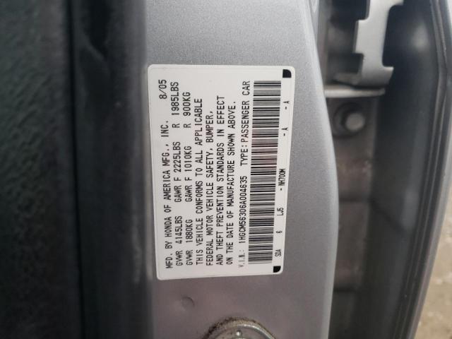 Photo 11 VIN: 1HGCM56306A004635 - HONDA ACCORD 