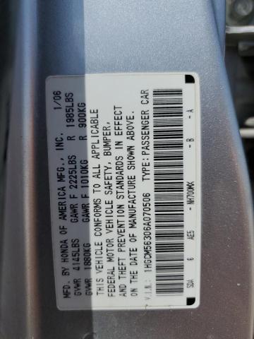 Photo 11 VIN: 1HGCM56306A070506 - HONDA ACCORD SE 