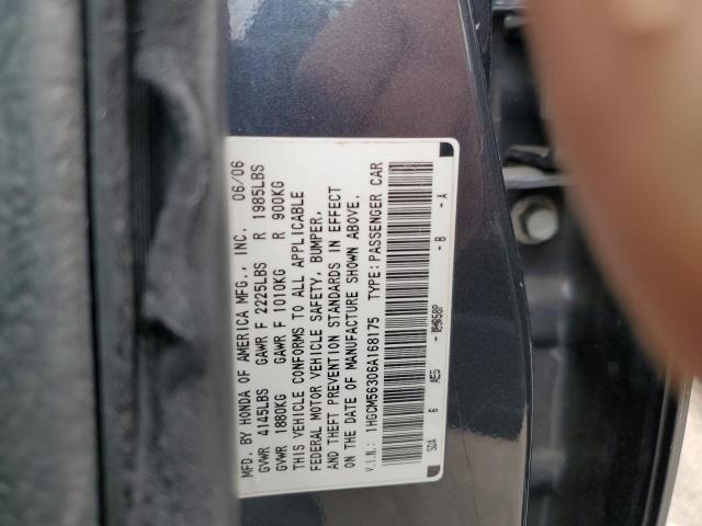 Photo 12 VIN: 1HGCM56306A168175 - HONDA ACCORD 