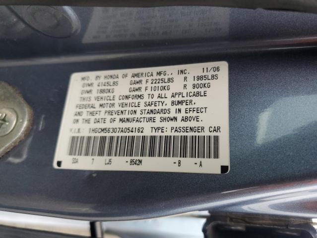 Photo 11 VIN: 1HGCM56307A054162 - HONDA ACCORD 