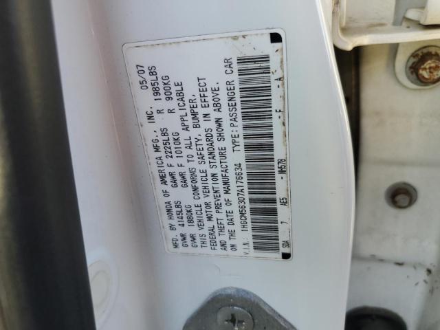 Photo 12 VIN: 1HGCM56307A176634 - HONDA ACCORD SE 