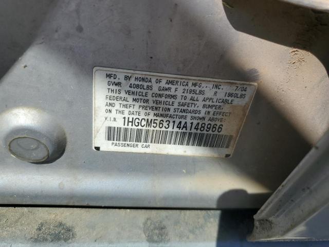 Photo 12 VIN: 1HGCM56314A148966 - HONDA ACCORD LX 