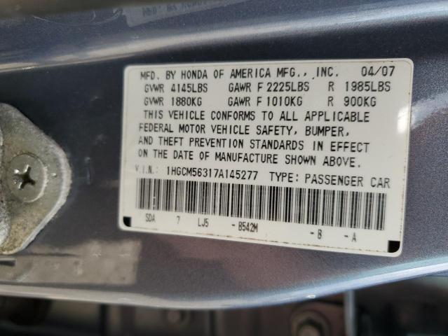 Photo 11 VIN: 1HGCM56317A145277 - HONDA ACCORD 