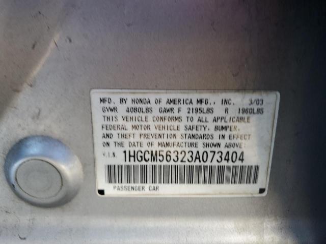 Photo 11 VIN: 1HGCM56323A073404 - HONDA ACCORD 