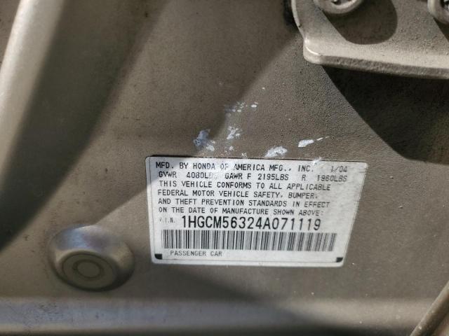 Photo 11 VIN: 1HGCM56324A071119 - HONDA ACCORD LX 