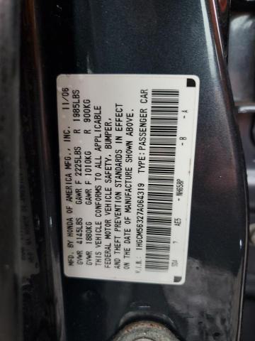 Photo 11 VIN: 1HGCM56327A064319 - HONDA ACCORD 