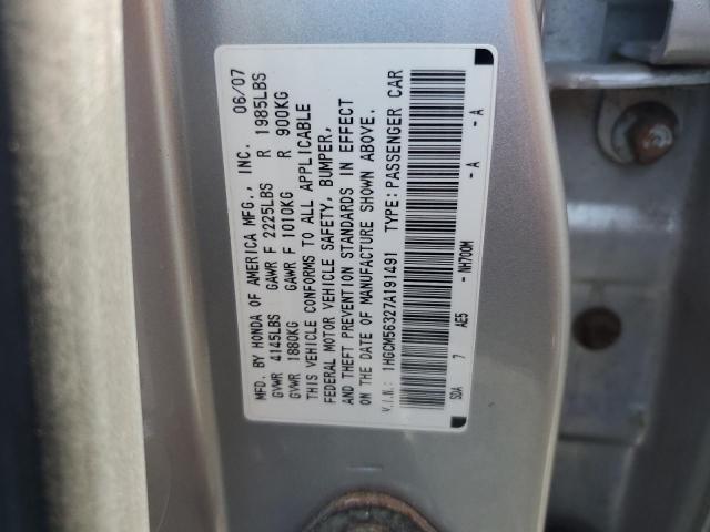 Photo 11 VIN: 1HGCM56327A191491 - HONDA ACCORD SE 