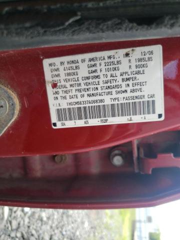 Photo 9 VIN: 1HGCM56337A068380 - HONDA ACCORD 