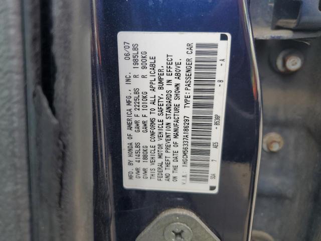 Photo 11 VIN: 1HGCM56337A186297 - HONDA ACCORD SE 